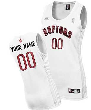 Womens Customized Toronto Raptors White Basketball Jersey->customized nba jersey->Custom Jersey